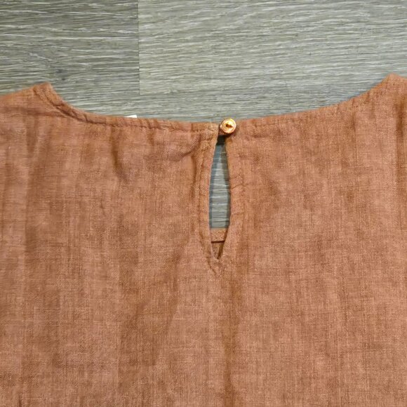 Eileen Fisher Tank Top Women's Size Large 100% Organic Linen Sleeveless EUC - Picture 7 of 7